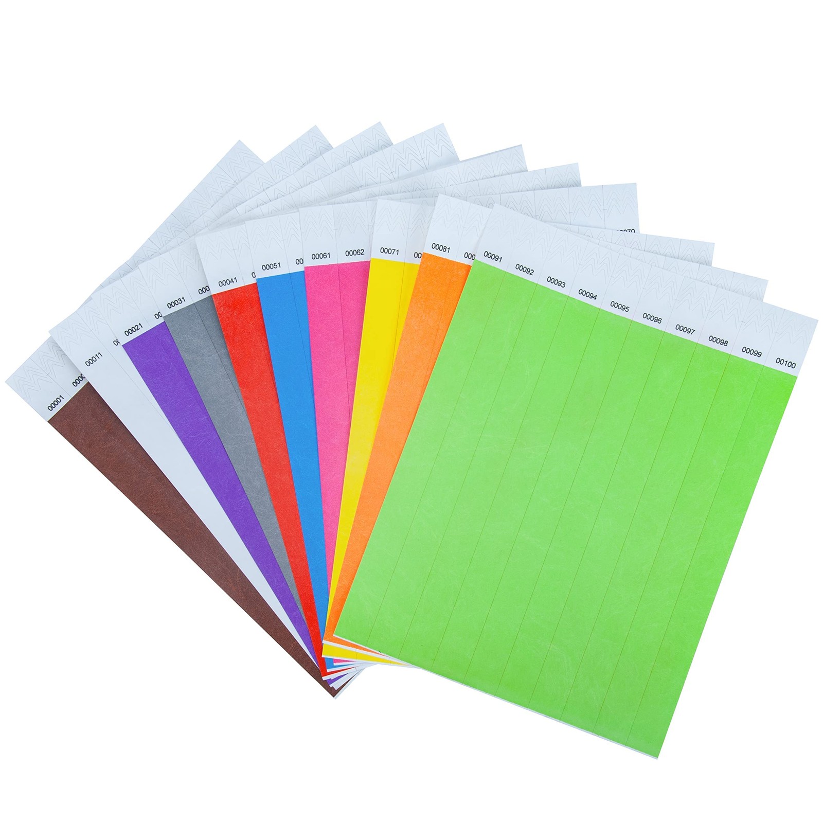 DGBDPACK 100 Pcs 0.75*10 inches, Neon and Standard Colors Assortment