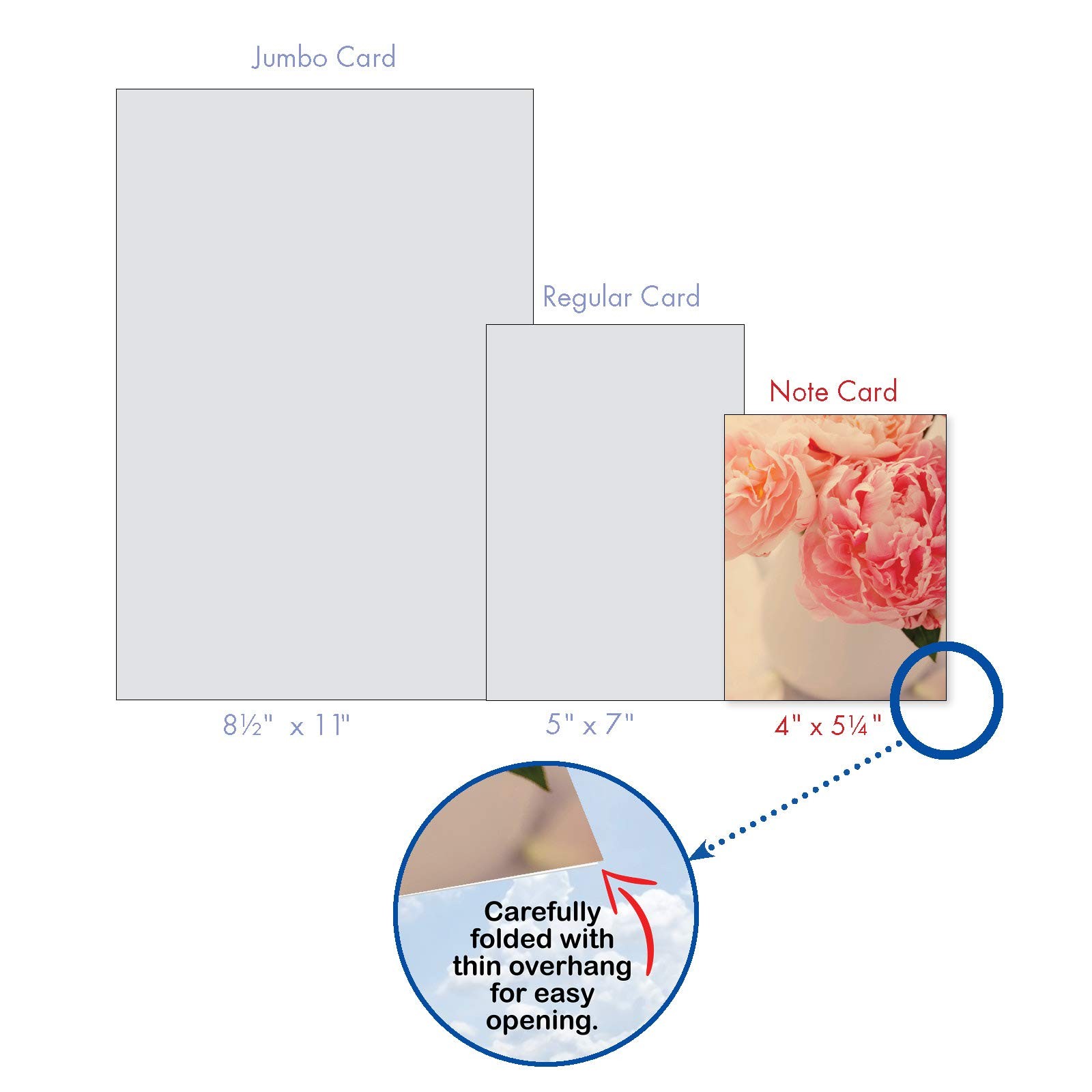 Best Card Co Blank Note 10 Assorted Cards (M6553OCB), Multicolor