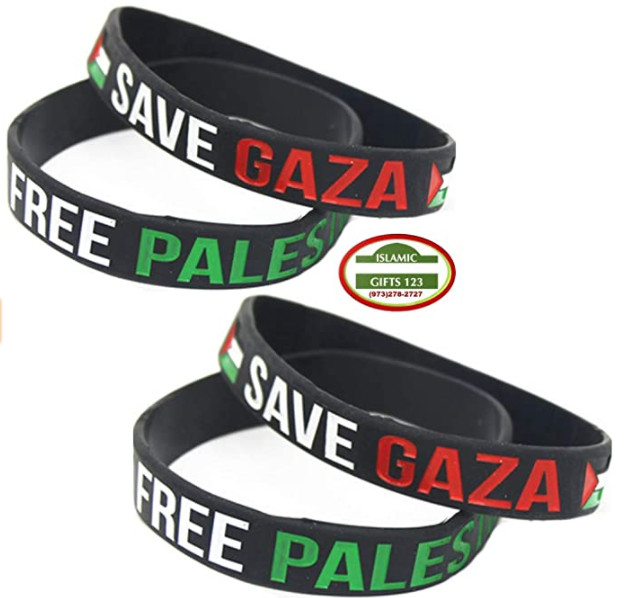 FREE Palestine Flag wristband LOT Jerusalem Gift Dome Of Rock Free GAZA Islamic
