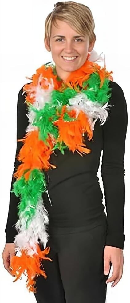 Irish Tri-Color Sectioned 6′ Boa