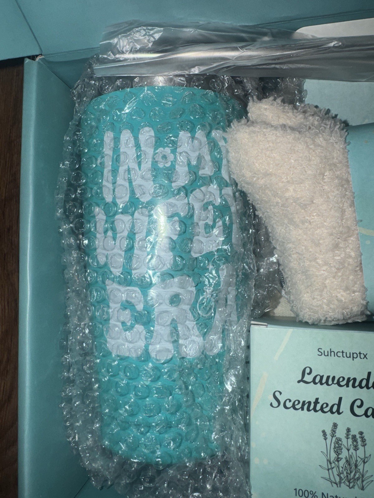 Wifey Era Gift Set Teal and White