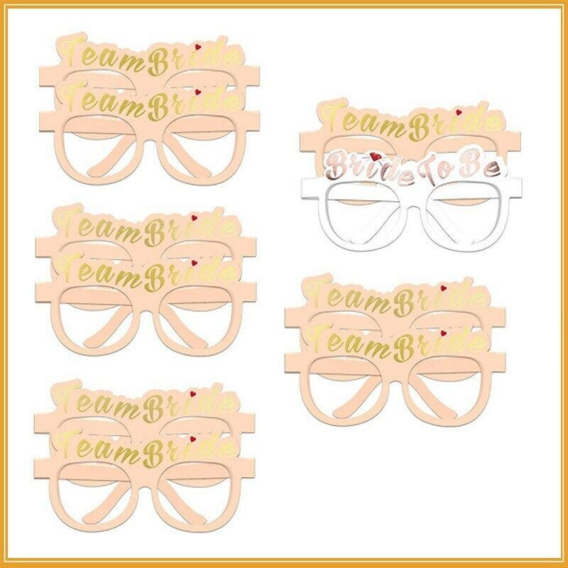 to Team Gold Bride and Bride Game Night Do Hen Props Rose 10X be Glasses Party