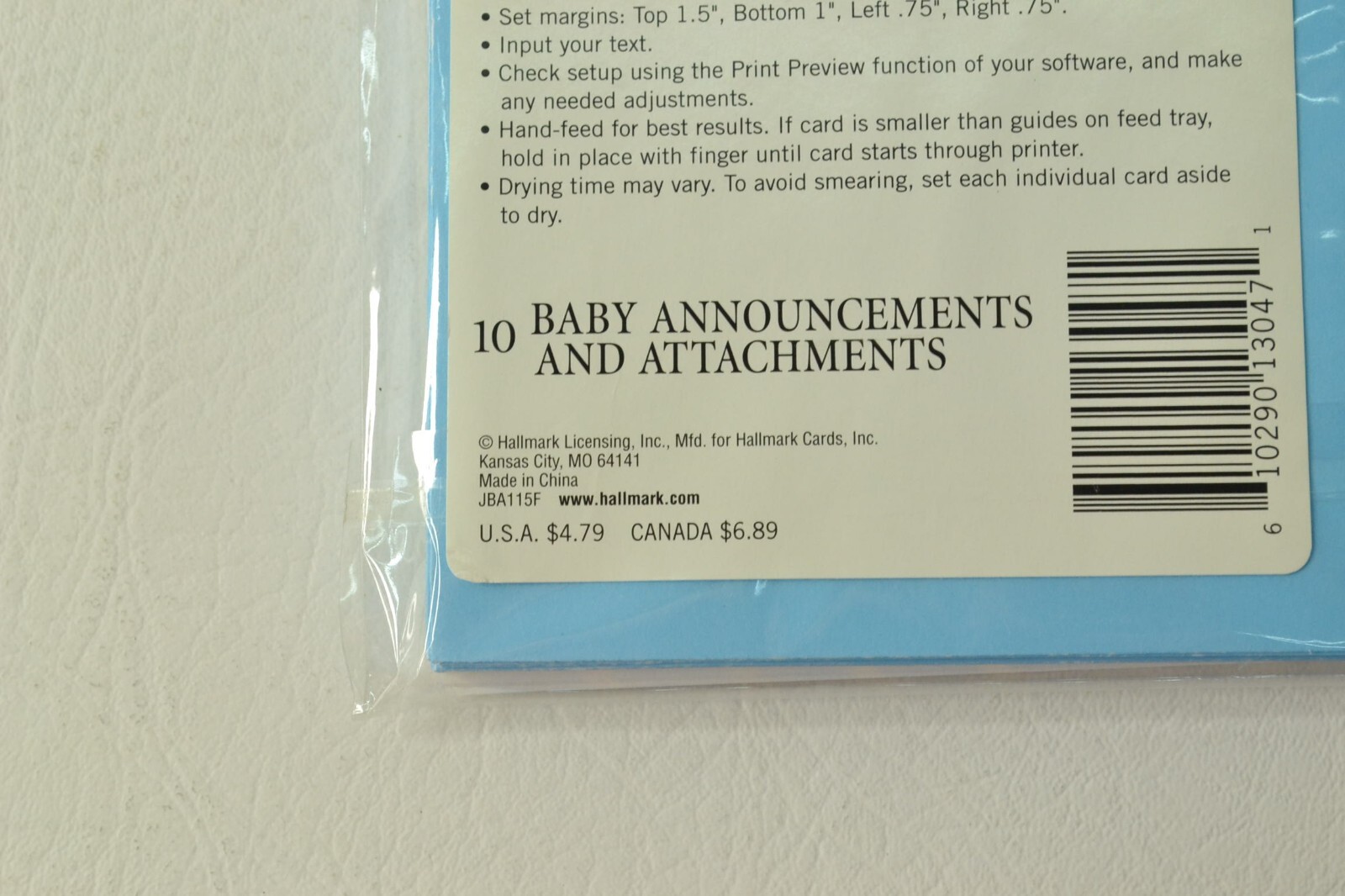 It’s a Boy Heartline Hallmark, 10 Baby Shower Greeting Cards Birth Announcements