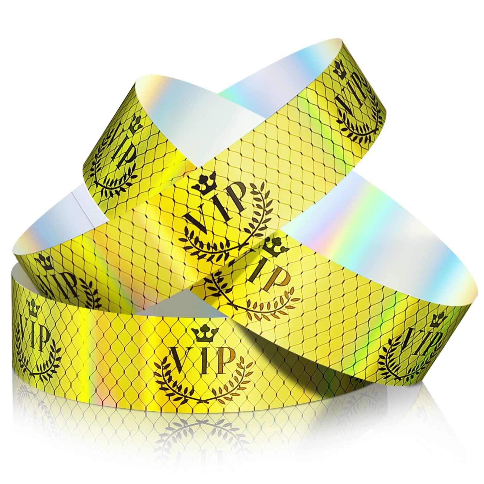 500 Pieces VIP Wristbands Plastic Waterproof Party Identification Wristbands …