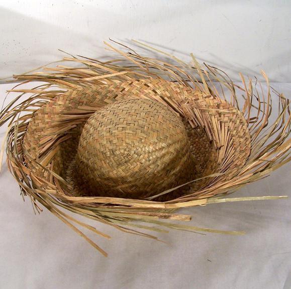 6 NEW MENS HAWAIIAN LUAU BEACH STRAW HAT novelty fringed party supplies HT49 NEW