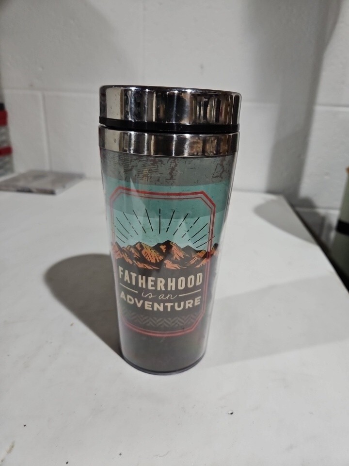 Fatherhood Is An Adventure Travel Mug – 20oz