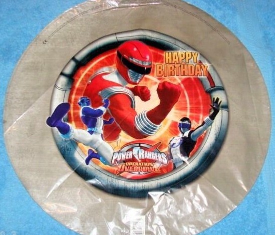POWER RANGERS MYLAR BALLOON PARTY SUPPLIES