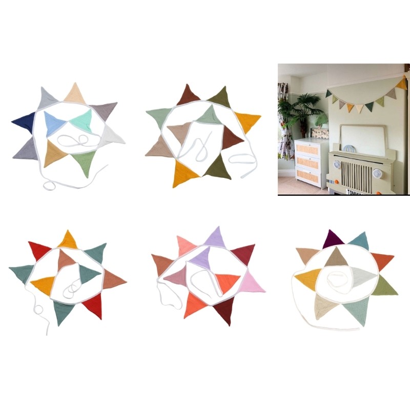 Newborn Photo Props Photo Posing Backdrop Bunting Flags Photostudio Accessories