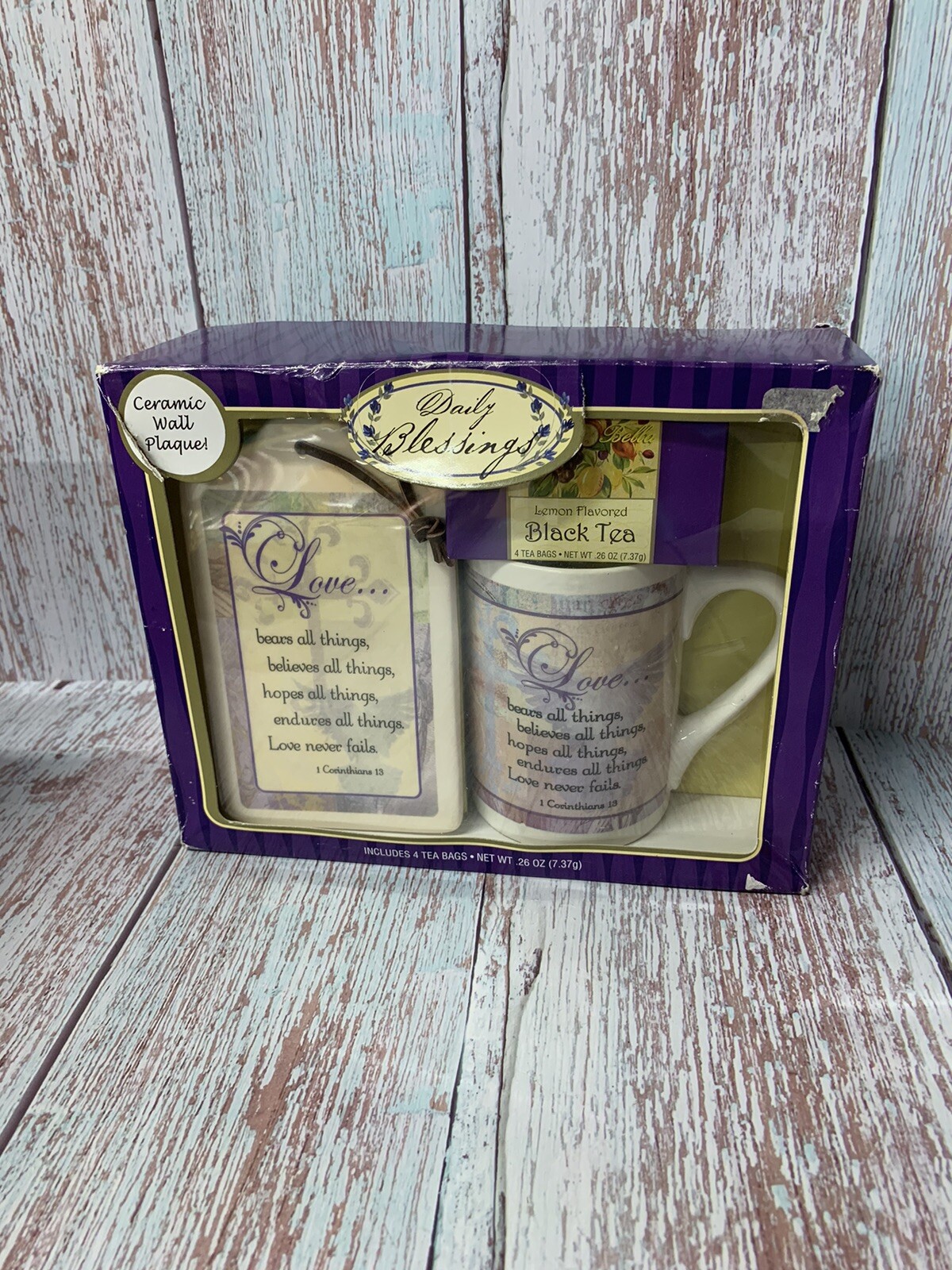 Daily Blessing and Plaque Gift Set@VINTAGE@