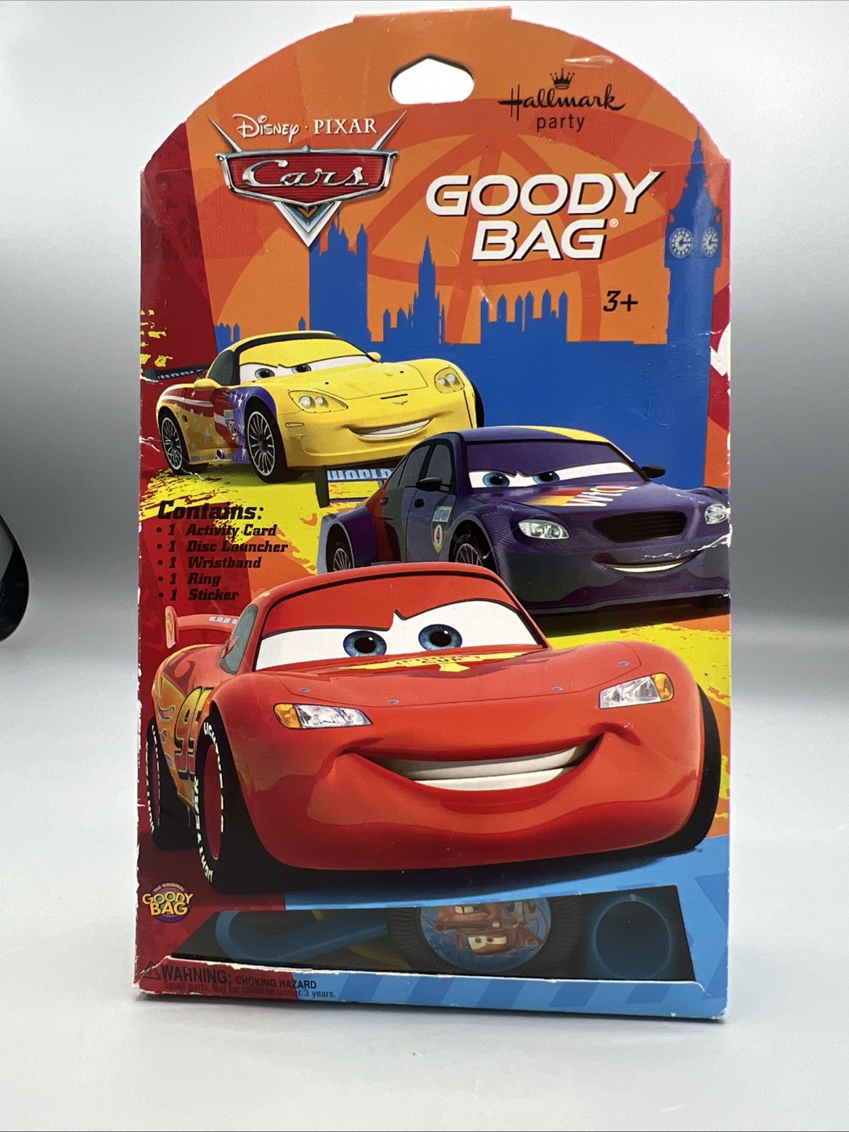 Disney Pixar Cars Party Favor Goody Bag by Hallmark 2011 Birthday HARD TO FIND