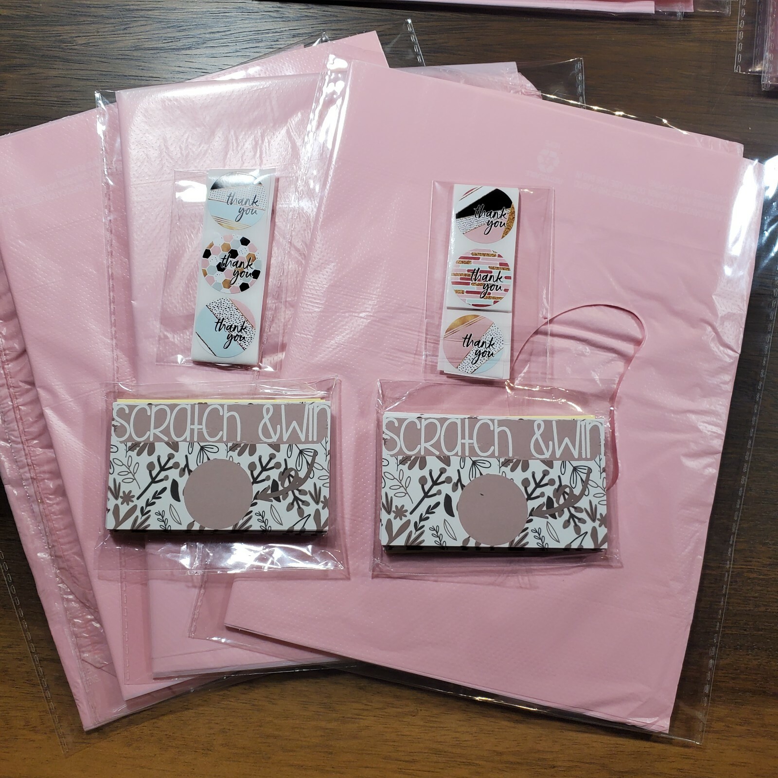 Gender Reveal-Birthday Party-Babyshower Bundle – Goodie Bags, Scratch & Win Card