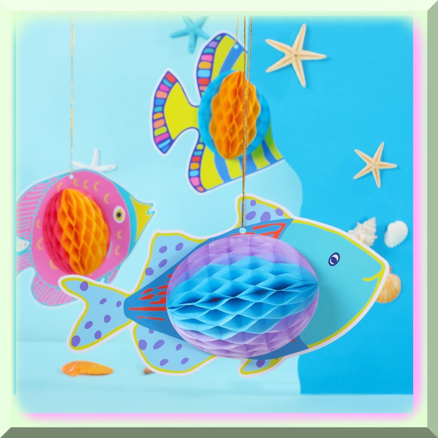 Tropical Fish Tissue Decorations for Underwater Scene