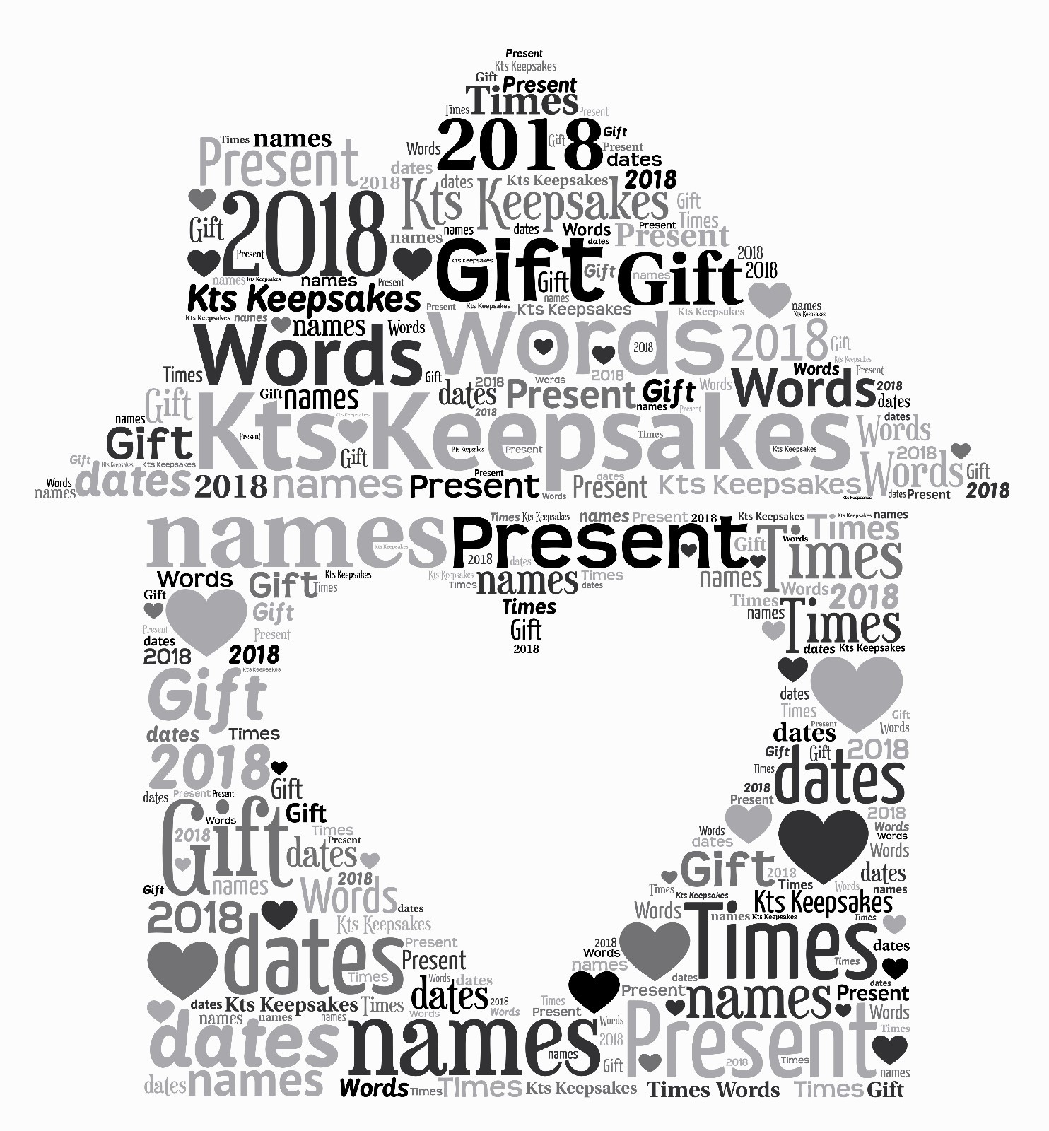 word art picture personalised gift present keepsake new first home house