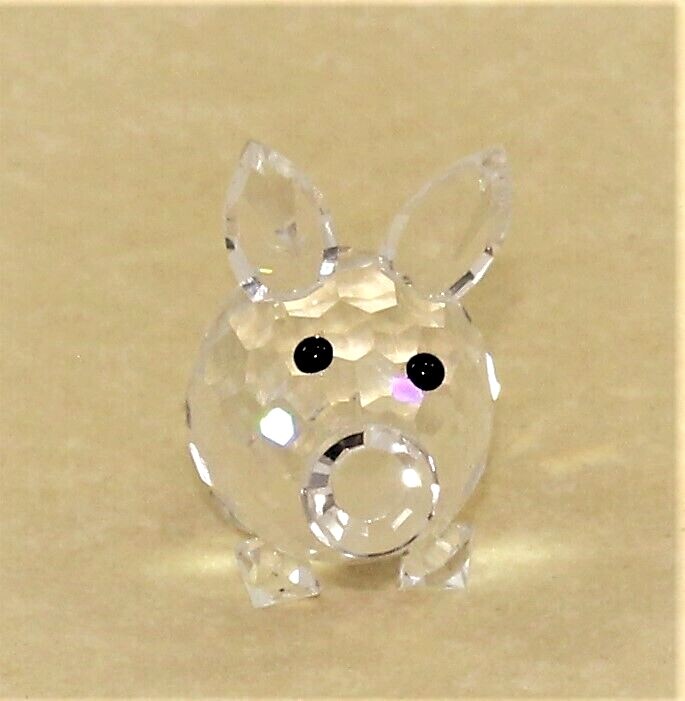 8 Wedding Favors Birth Gift Swarovski Crystal Pig Gift Crystals