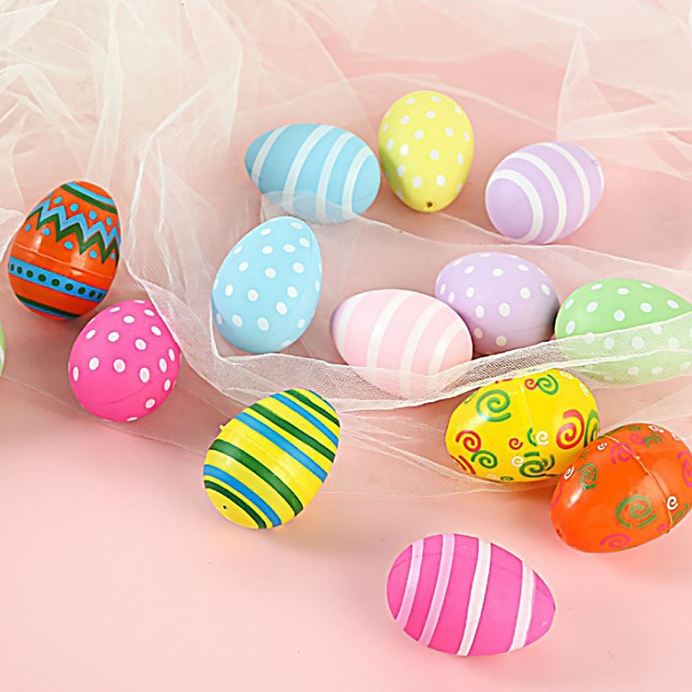Foam Happy Easter Party Egg Bunny Bird Hanging Eggs Ornament Party DIY JQ