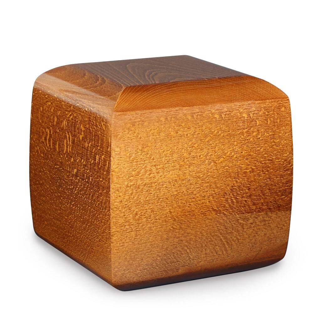 Solid Wooden Urn For Burial or For Home, Human Wooden Urn, Personalized Wood Urn