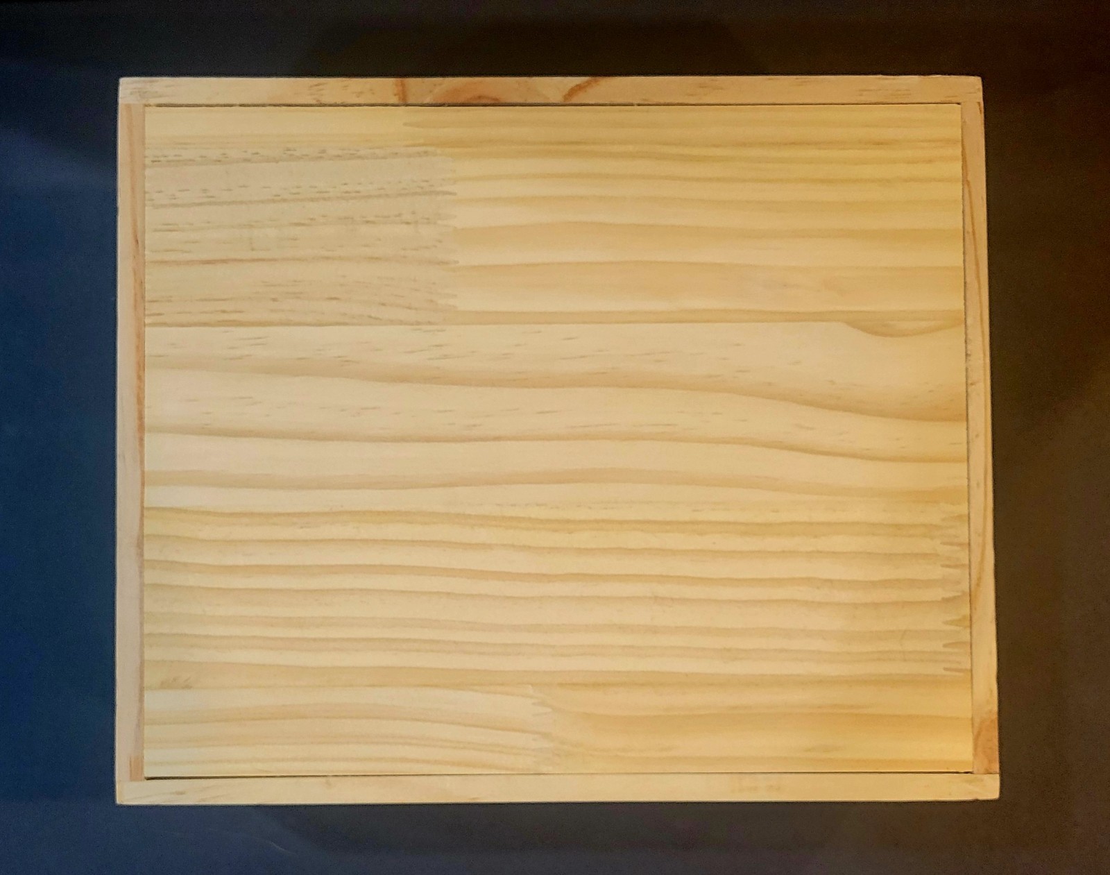 Olive & Cocoa wood box 12″ x 10″ x 5.25″