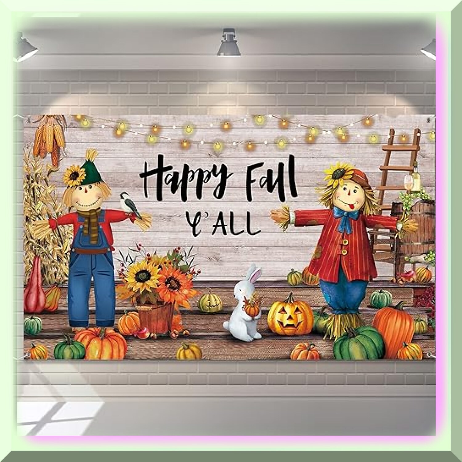 Fall Harvest Outdoor Banner for Parties