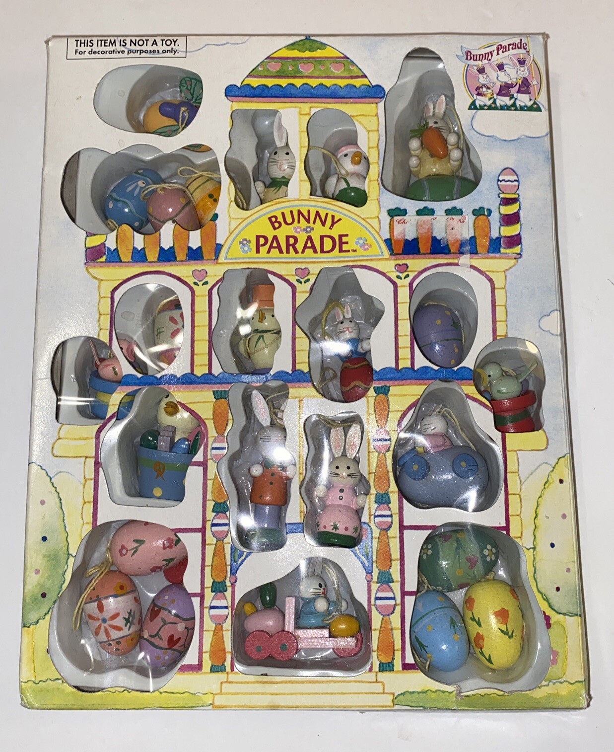 Vintage Easter Parade Ornament Set 24 Pc Brand New In Box
