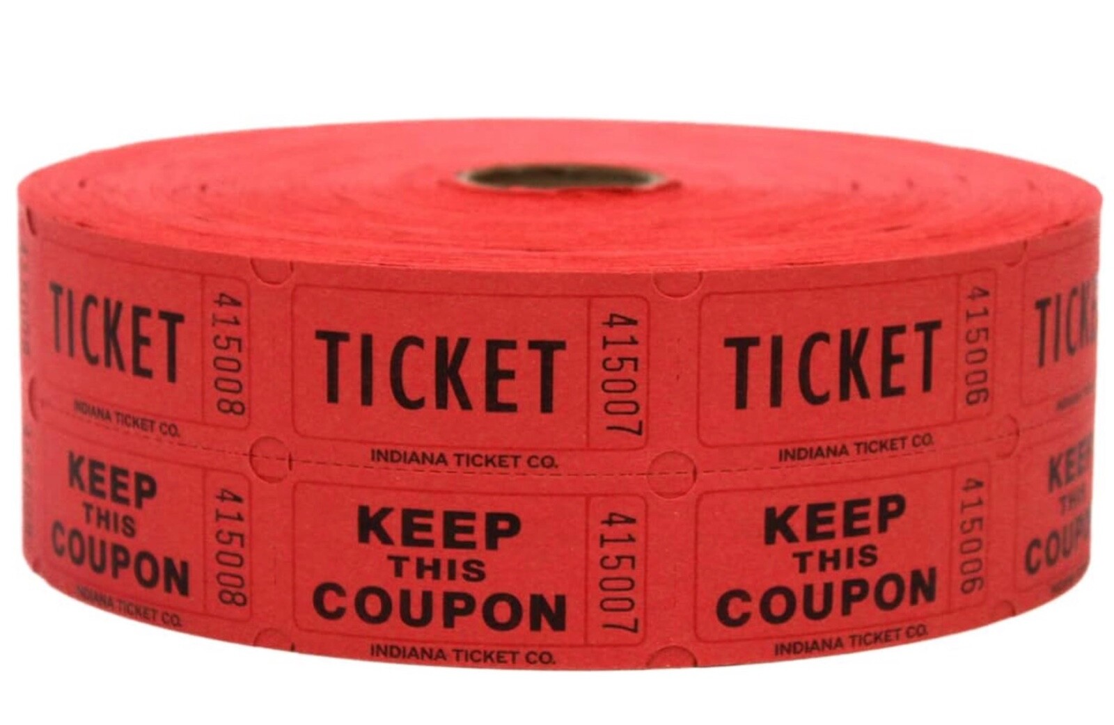 Raffle Tickets Double Stub Split the Pot 50/50 Carnival Fund Raiser Events