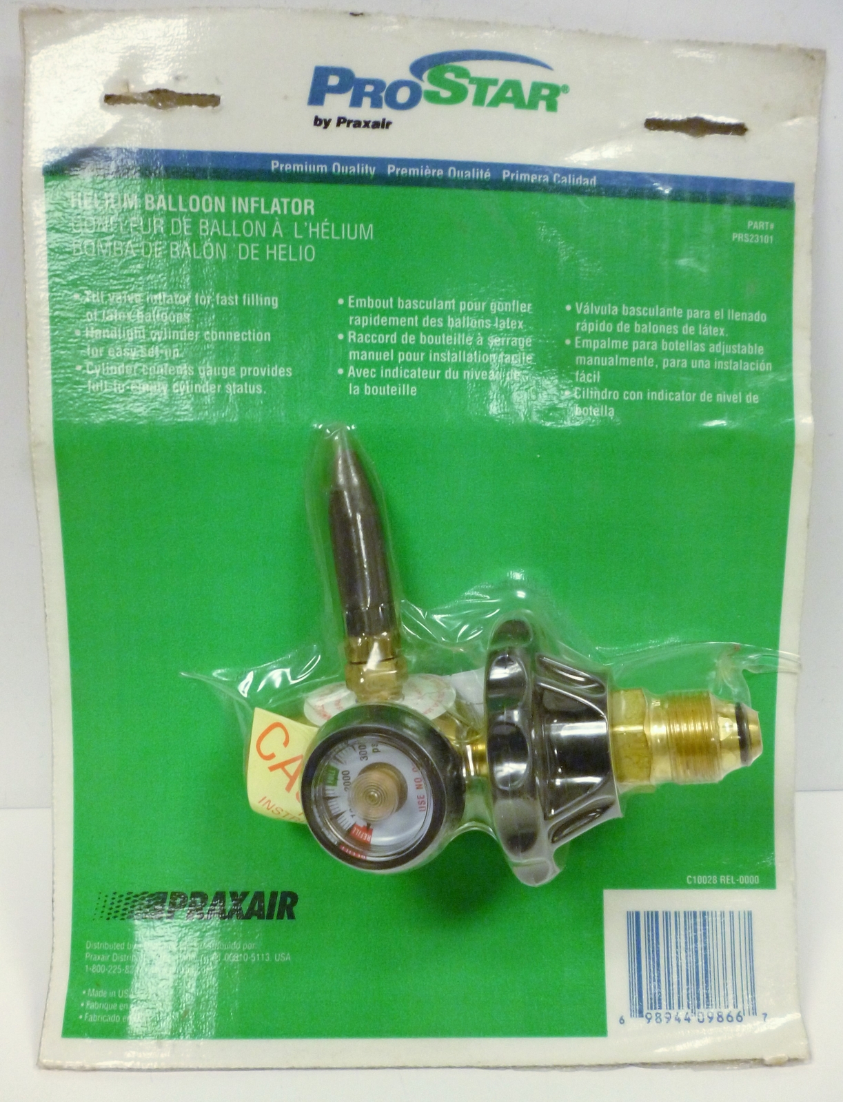 ProStar PRS23101 Helium Balloon Inflator with Gauge