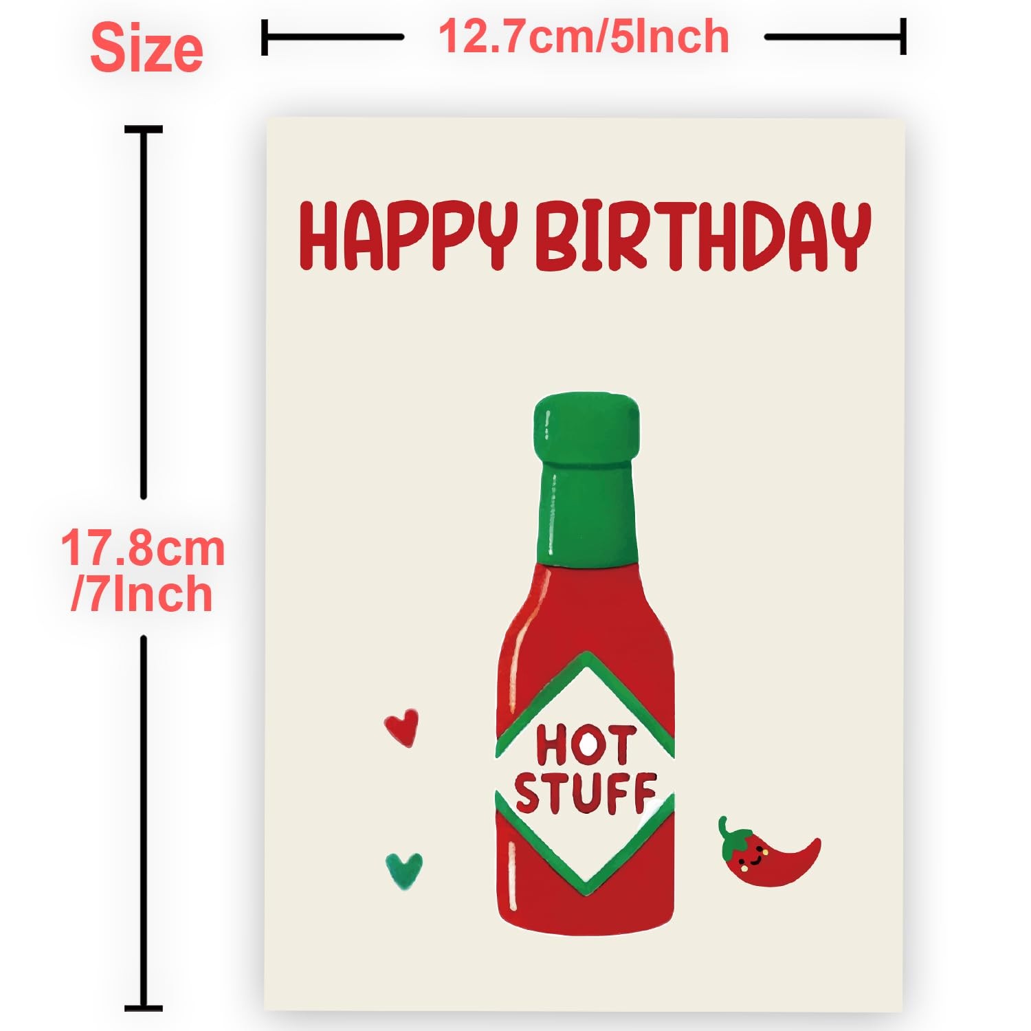 FeliBebe Funny Birthday Card for Boyfriend, Men, Husband, 5×8 inch, styleB