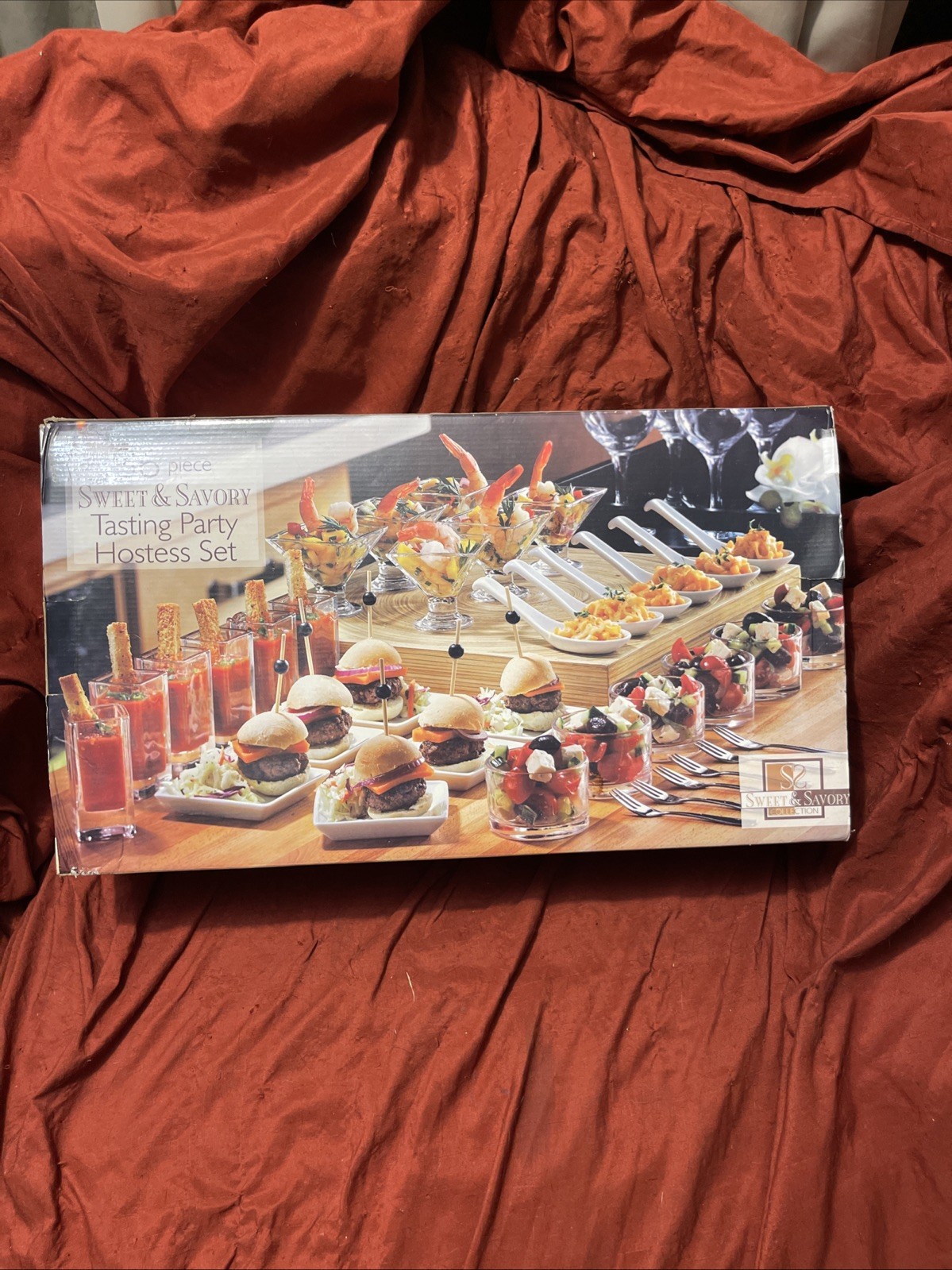 Sweet & Savory 36 Piece Tasting Party Hostess Set New In Box