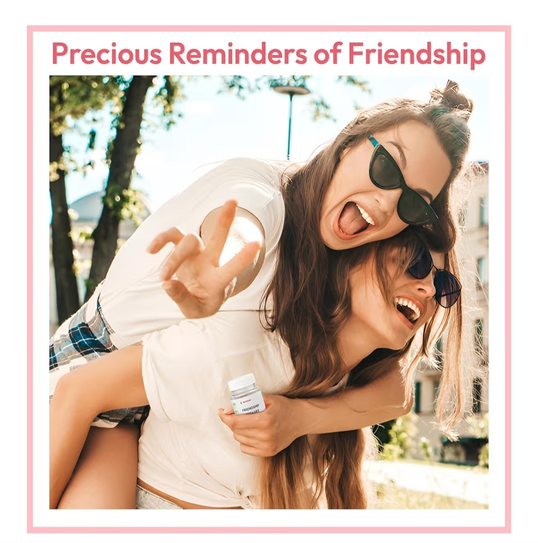 50 Friendship Capsule Letters Messages in a Bottle for Women Friend Sister Gifts