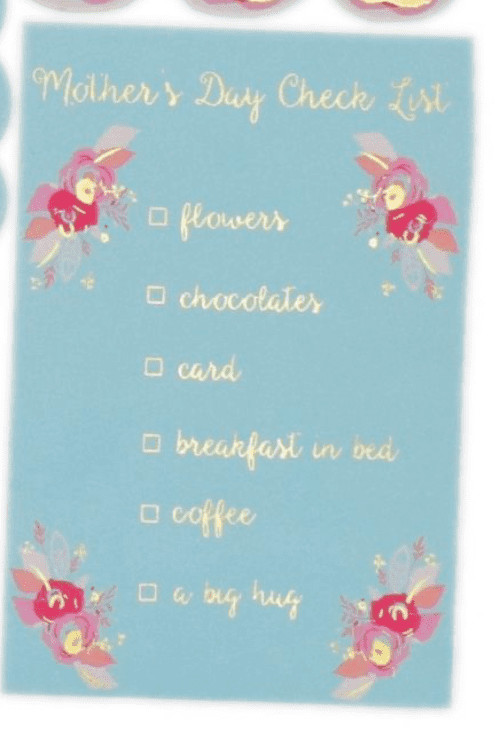 Mother’s Day Celebration Breakfast in Bed Gift for Mom 10-Piece Set- Cake Topper