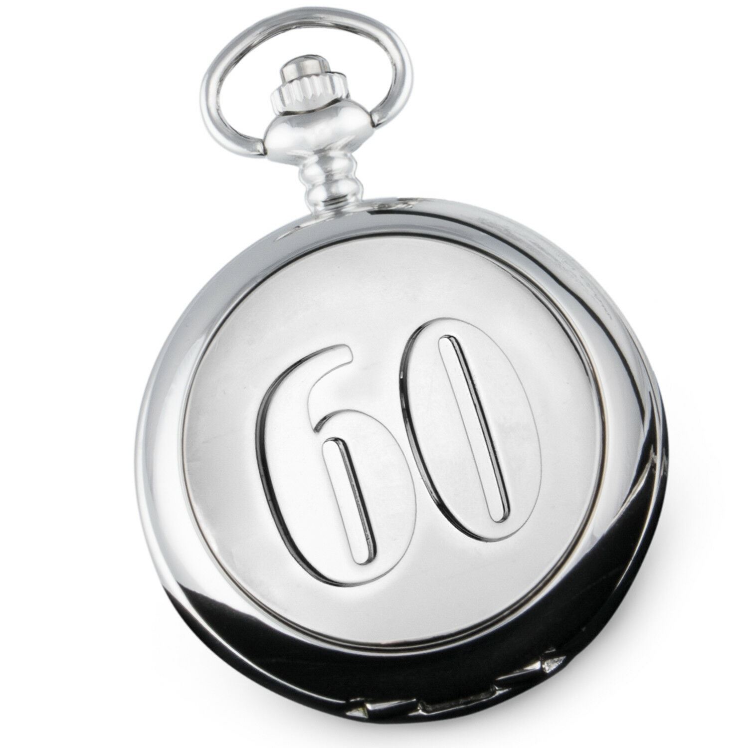 Engraved 60th Birthday Pocket Watch Gift Husband Grandad Dad 60 Years Gift