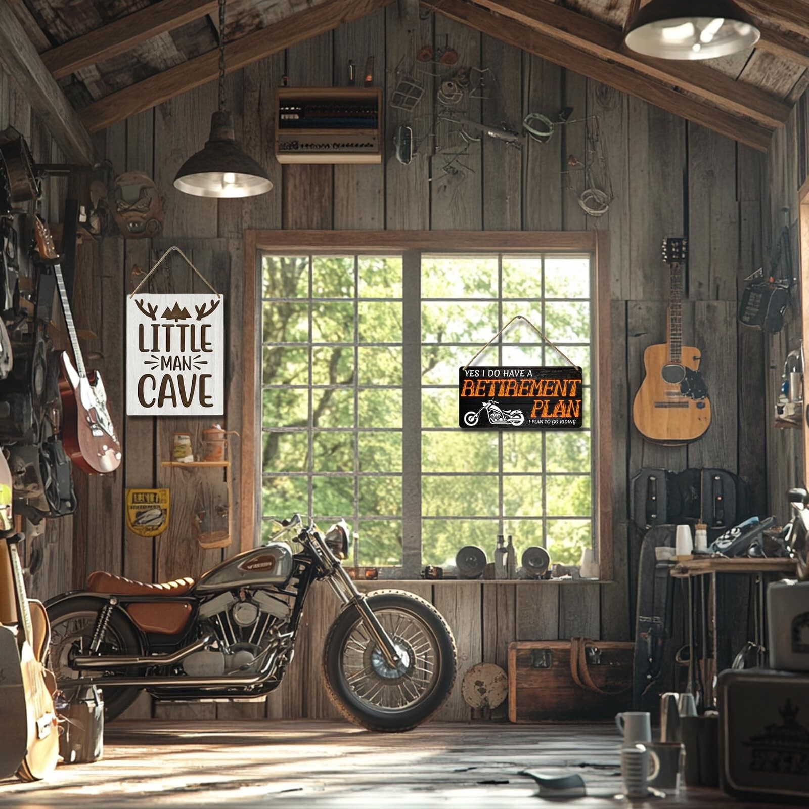 Motorcycle Gifts for Men Dad Husband, Retiree, Motorcycle Lovers, Cool Motorc…