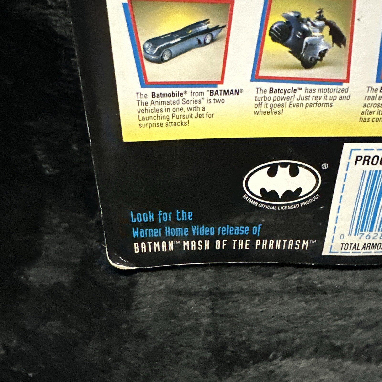 New Sealed 1993 BATMAN Mask Of The Phantasm Total Armor BATMAN KENNER