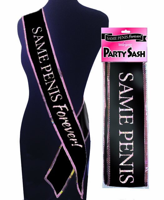 ‘Same Penis Forever’ Sash for Bachelorette Party💋Bride Bridal Shower Wedding