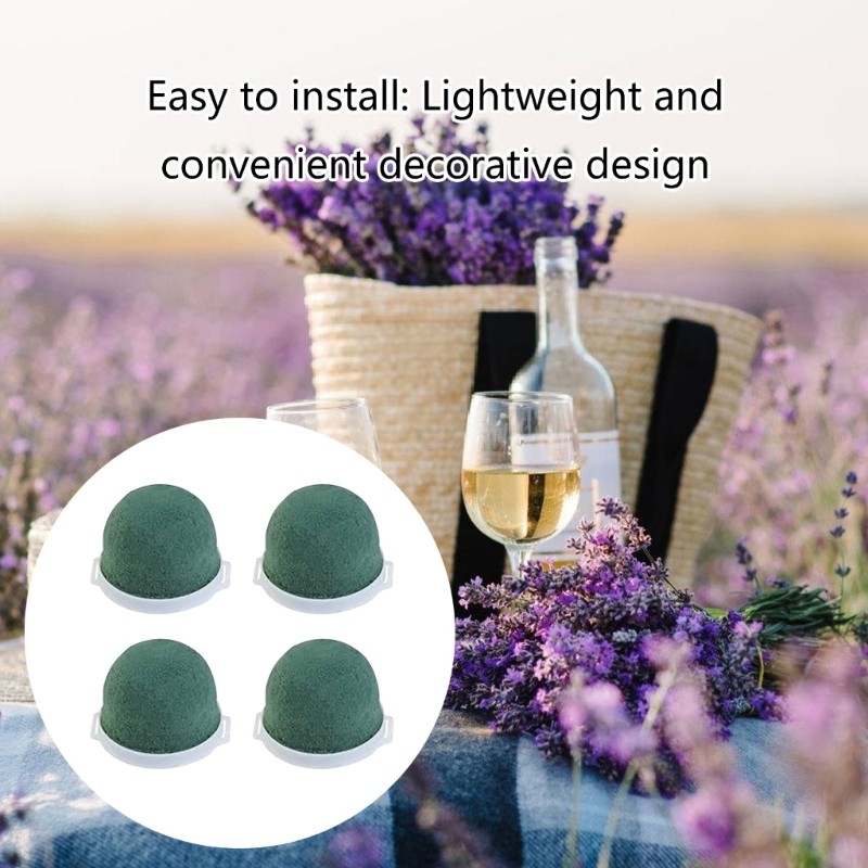 26 Pack Miniature Round Foam Block Creative Wine Bottle and Straw Hat Decoration