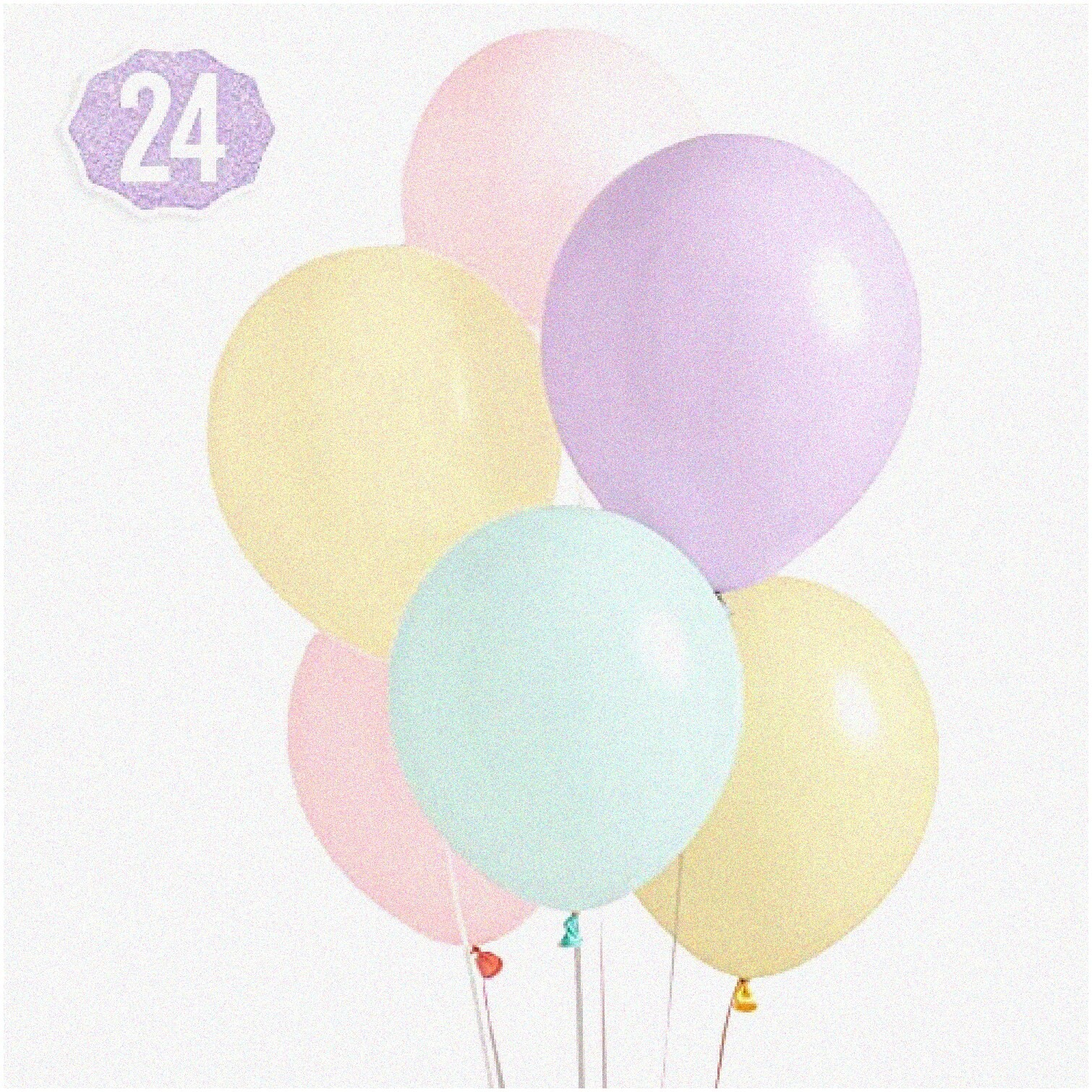 Pastel Matte Balloons Kit for Birthdays and Celebrations