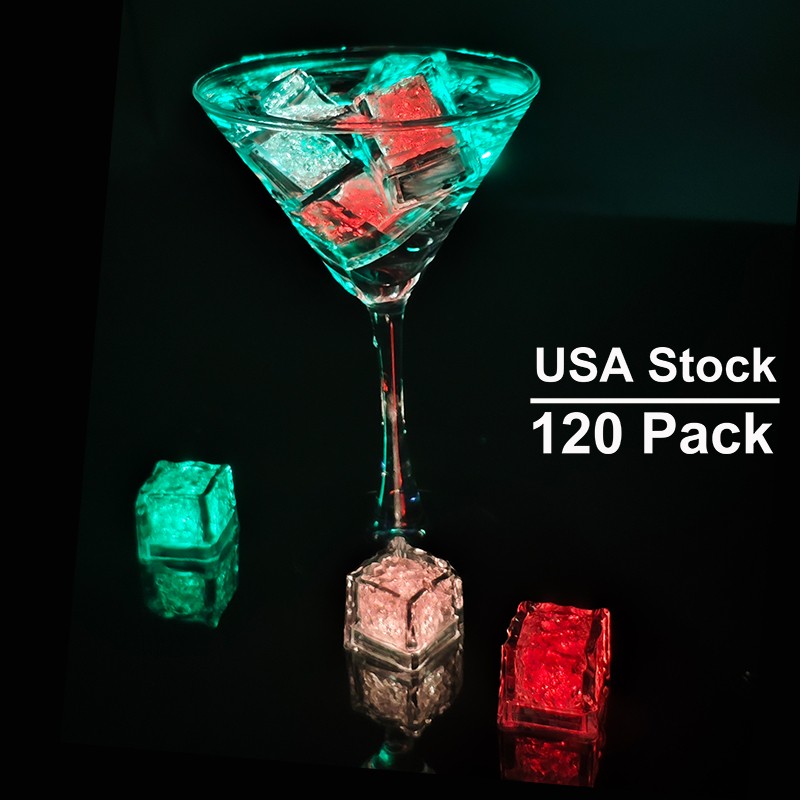 Led Ice cubes Lights for Drinks That can Light Up When Detects Any Cold Liquids
