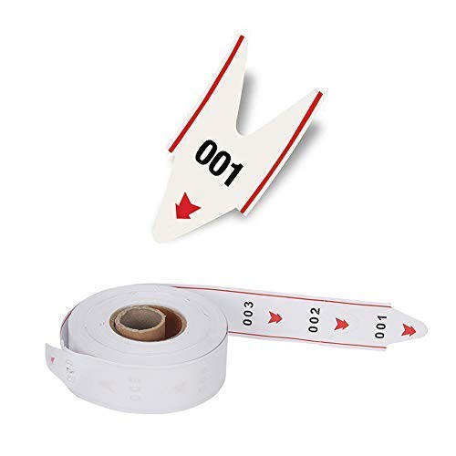 Take A Number Tickets 5 Rolls Of 3 Digits For K-t Ticket Dispenser Que