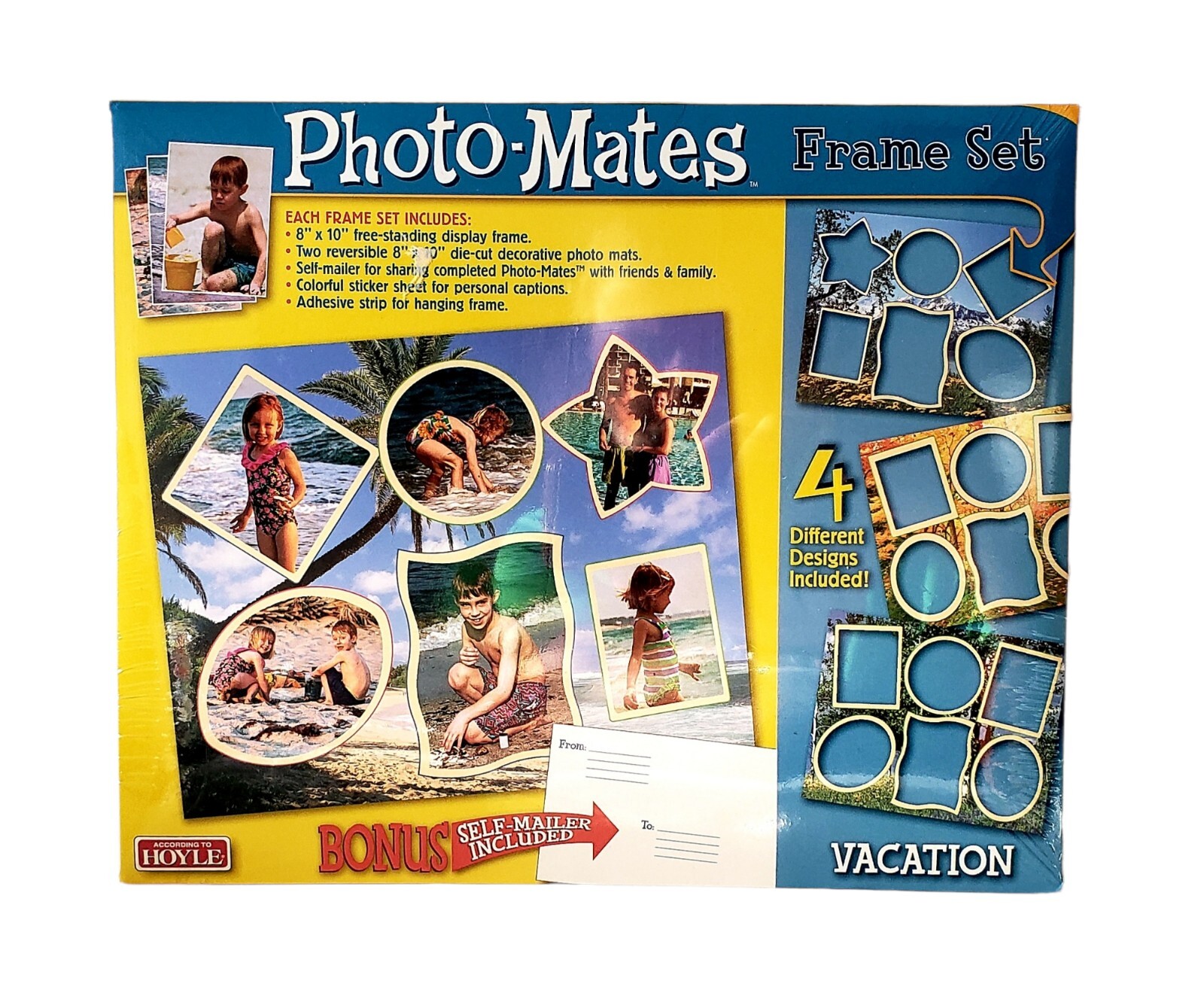 Vacation Photo Mates Frame Set Hoyle Products 4 Different Designs With Mailer