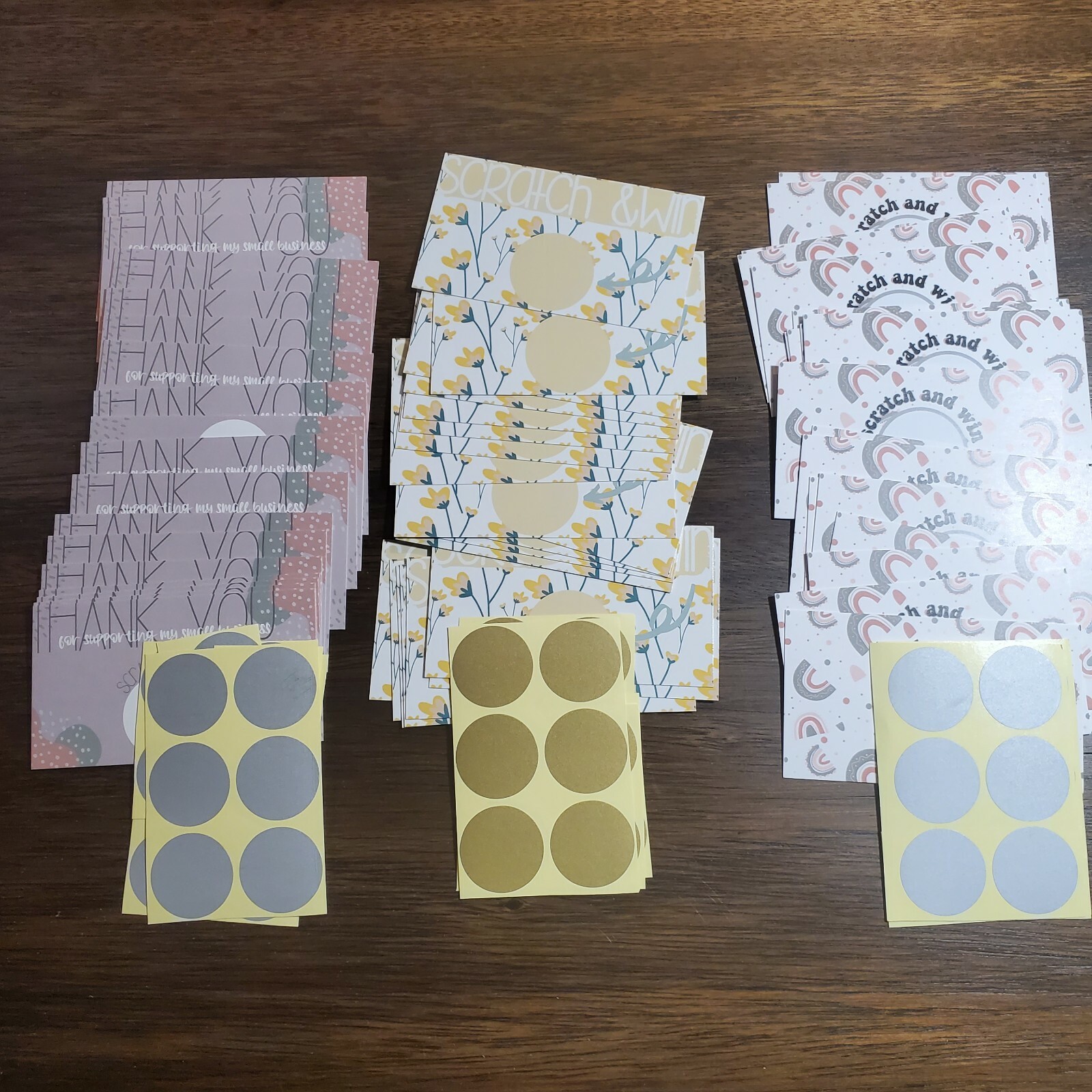 Gender Reveal-Birthday Party-Babyshower Bundle – Goodie Bags, Scratch & Win Card