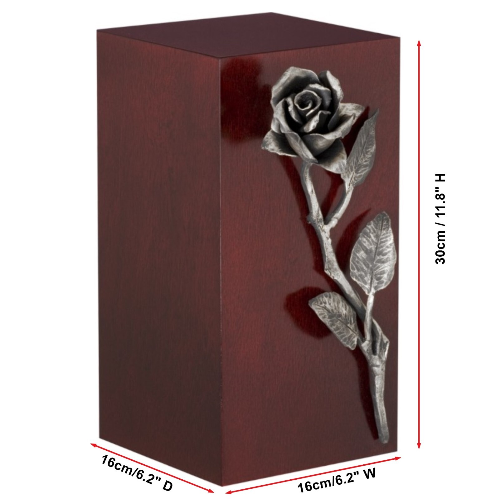 Artistic funeral Ashes Urn Rose Adult Cremation funeral casket Unique Memorials