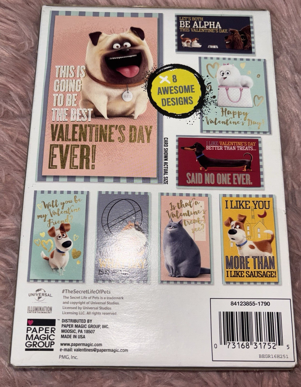 Lot Of 2 Boxes Classroom Valentines Cards, Mini Erasers & Treat Bags Dory & Pets