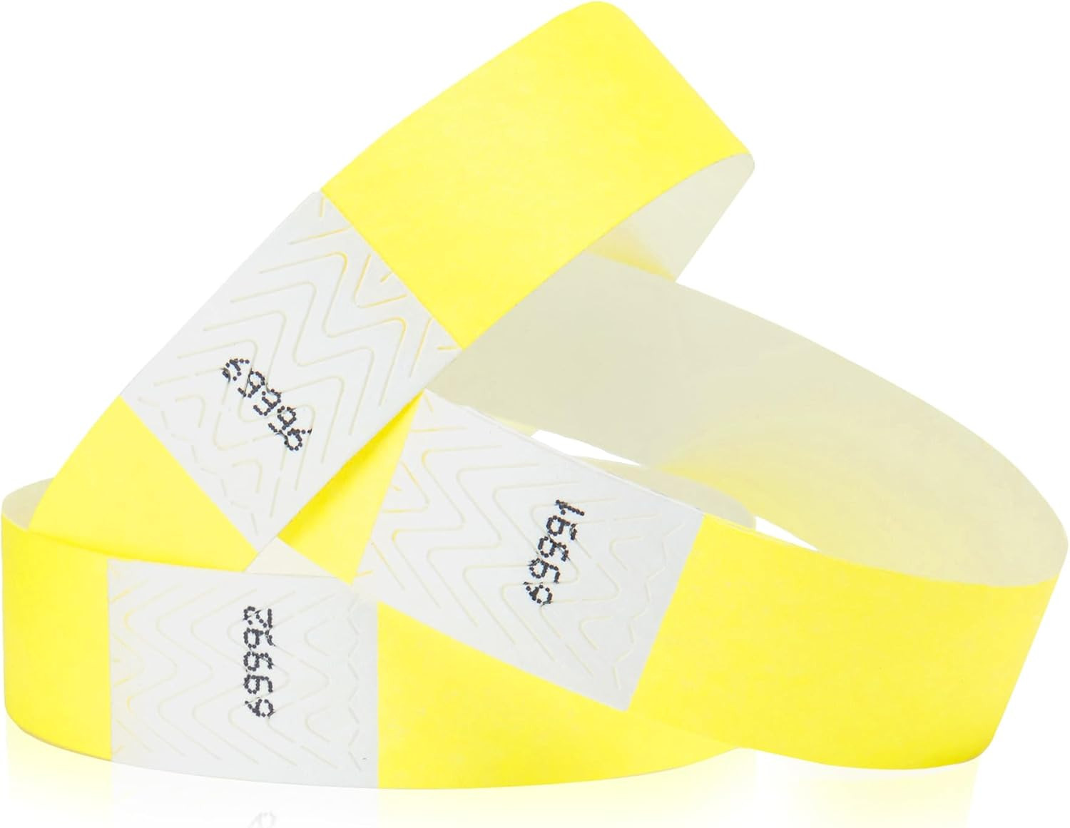 500 Neon Yellow Tyvek Wristbands for Events – Tamper-Proof Design |