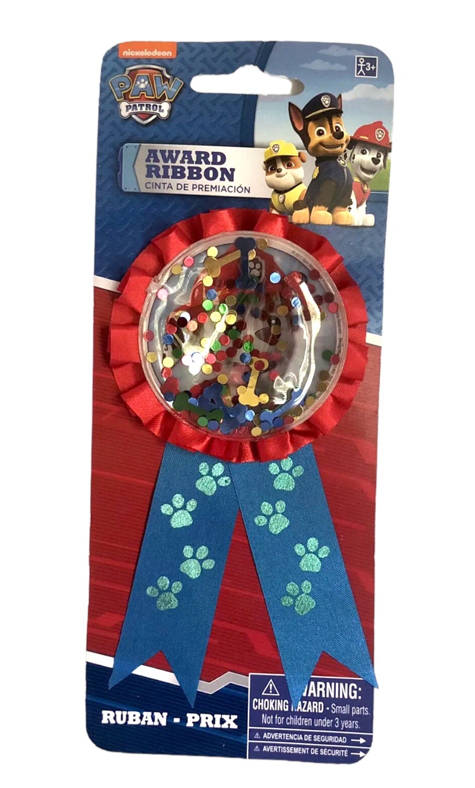 Paw Patrol 4 Pc Crayons 12 Pack + Award Ribbon Birthday Party Supplies Favors