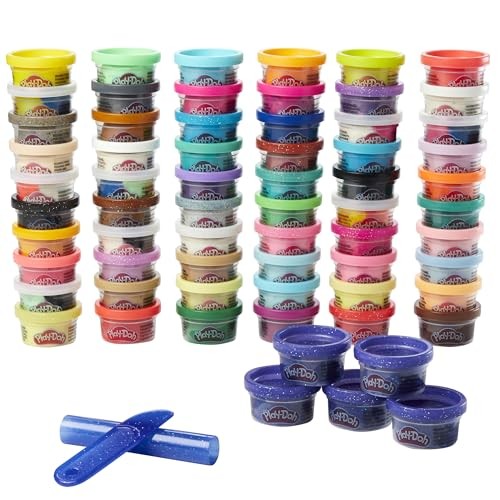 Play-Doh Ultimate Color Collection 65-Pack of 1-oz Cans, Includes Sparkle, Confe