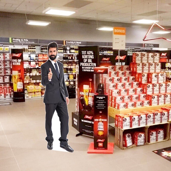 4feet-Custom Photo Cardboard Cutout ,great for Wedding ,Birthday Party ,Holiday