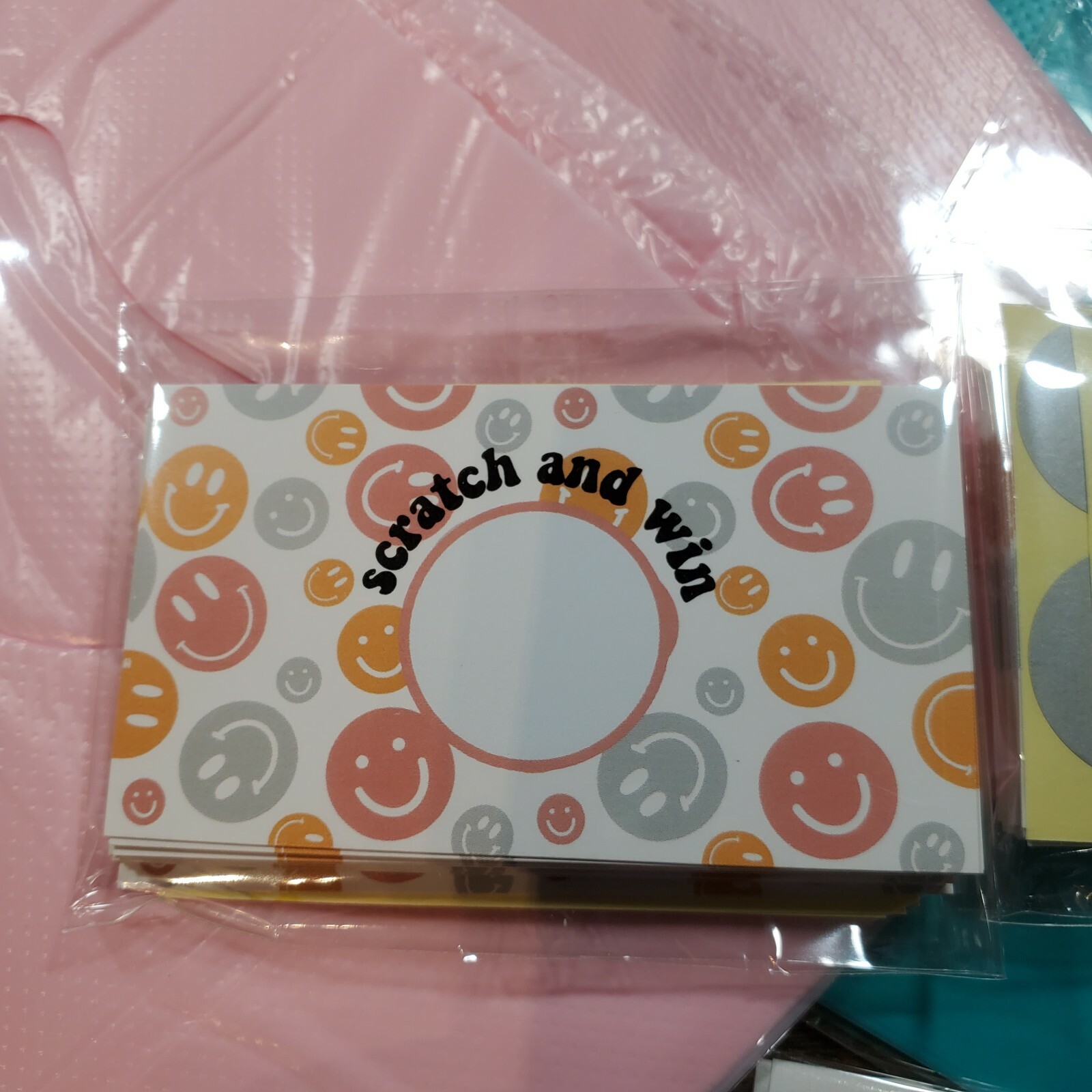 Gender Reveal-Birthday Party-Babyshower Bundle – Goodie Bags, Scratch & Win Card