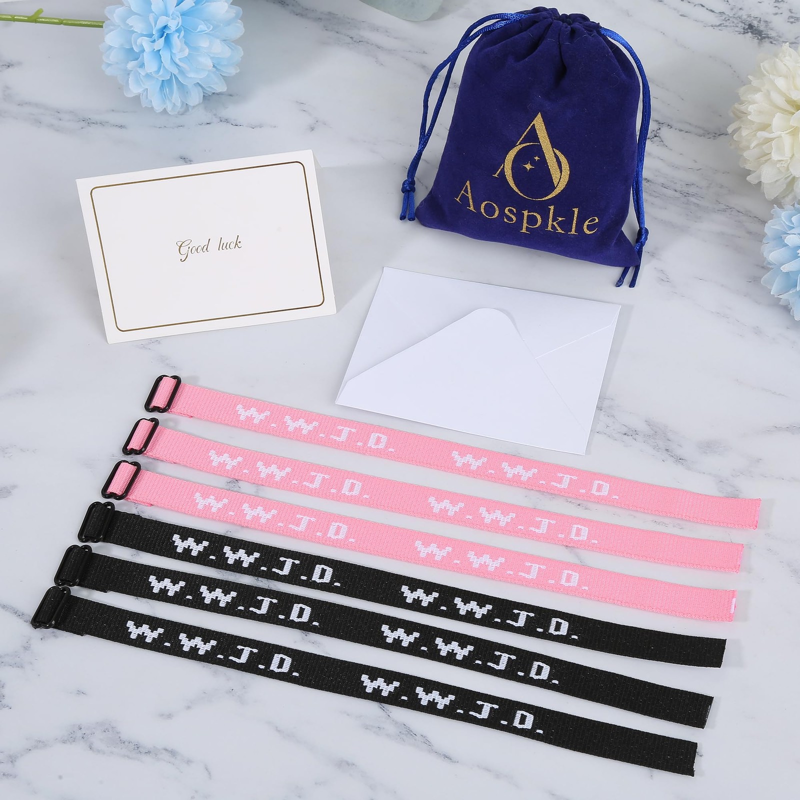 6PCS WWJD Bracelet for Women Men, Christian Gifts Wristbands, WWJD Rubber Bra…