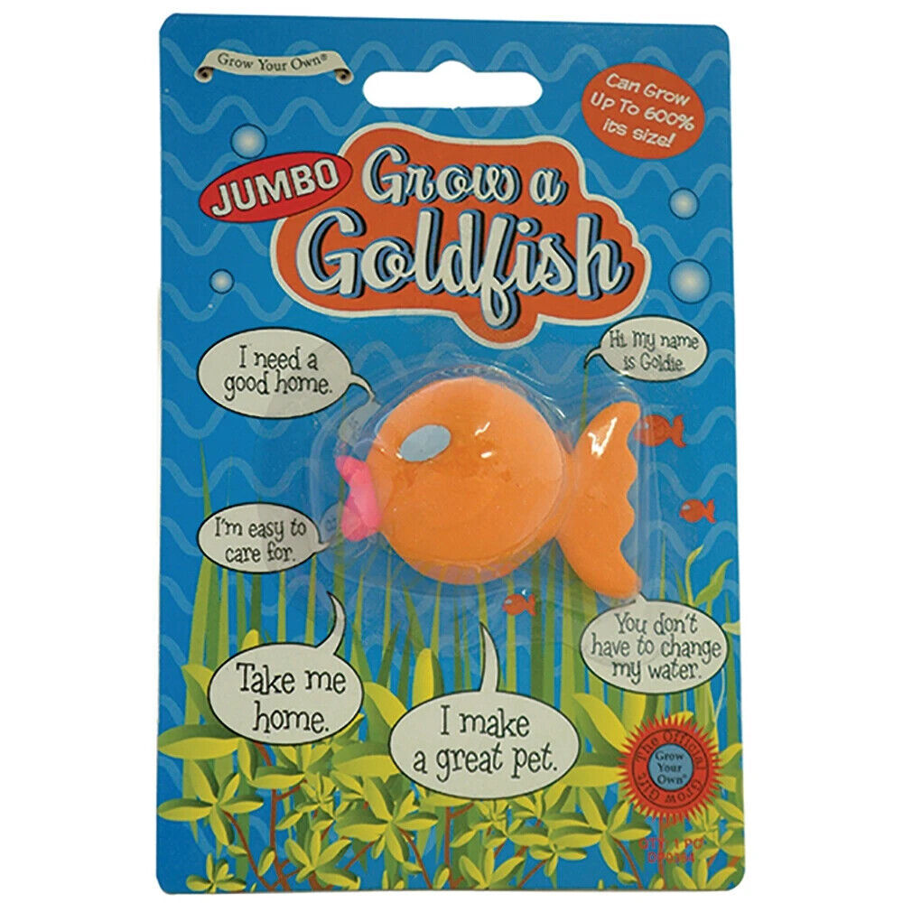 Grow Your Own Goldfish – No Maintenance Required! Funny Gag Prank Joke Toy Gift