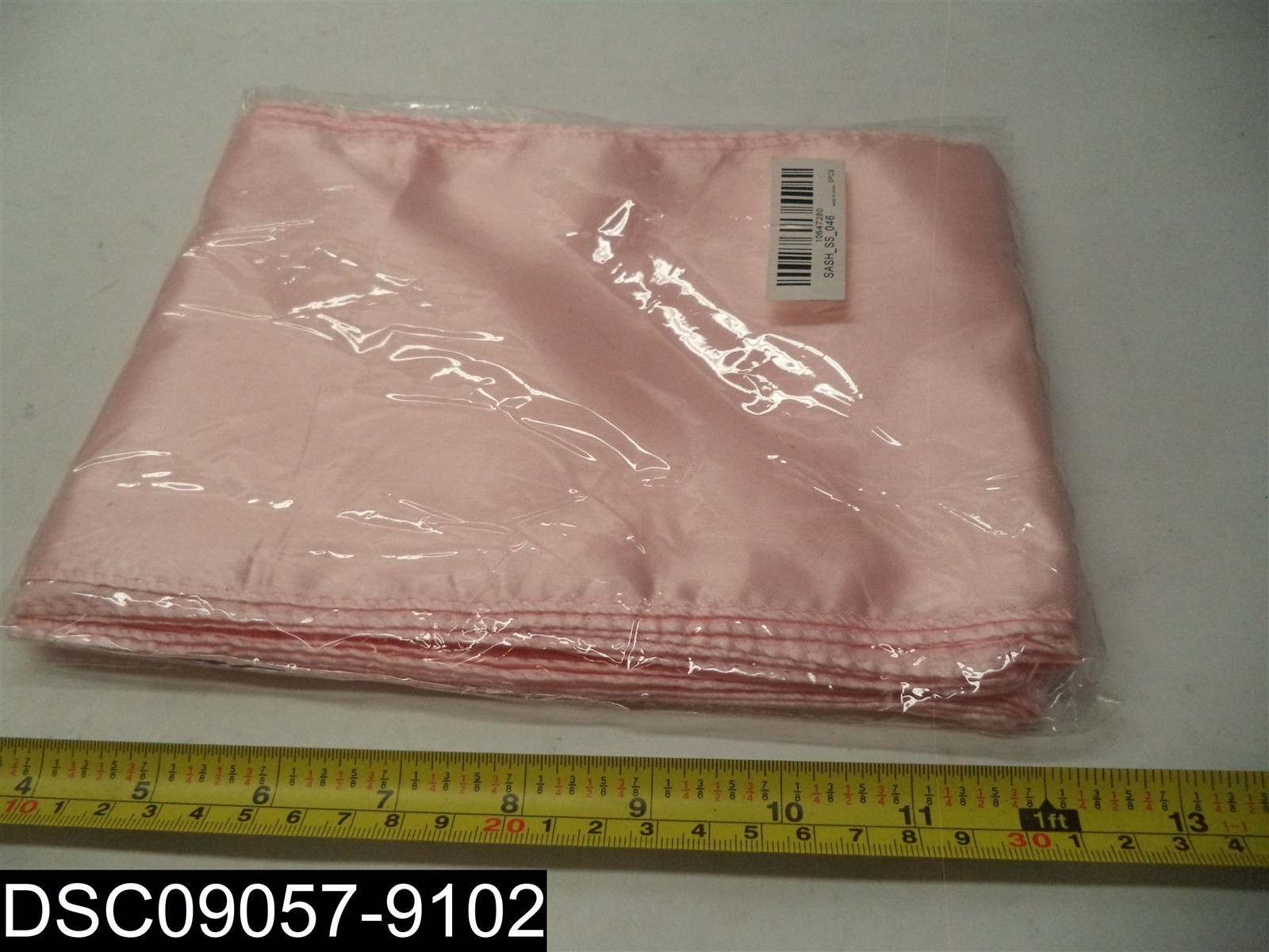 QTY=1 pack of 5: SASH_SS_046 Rose Gold Satin Chair Sashs