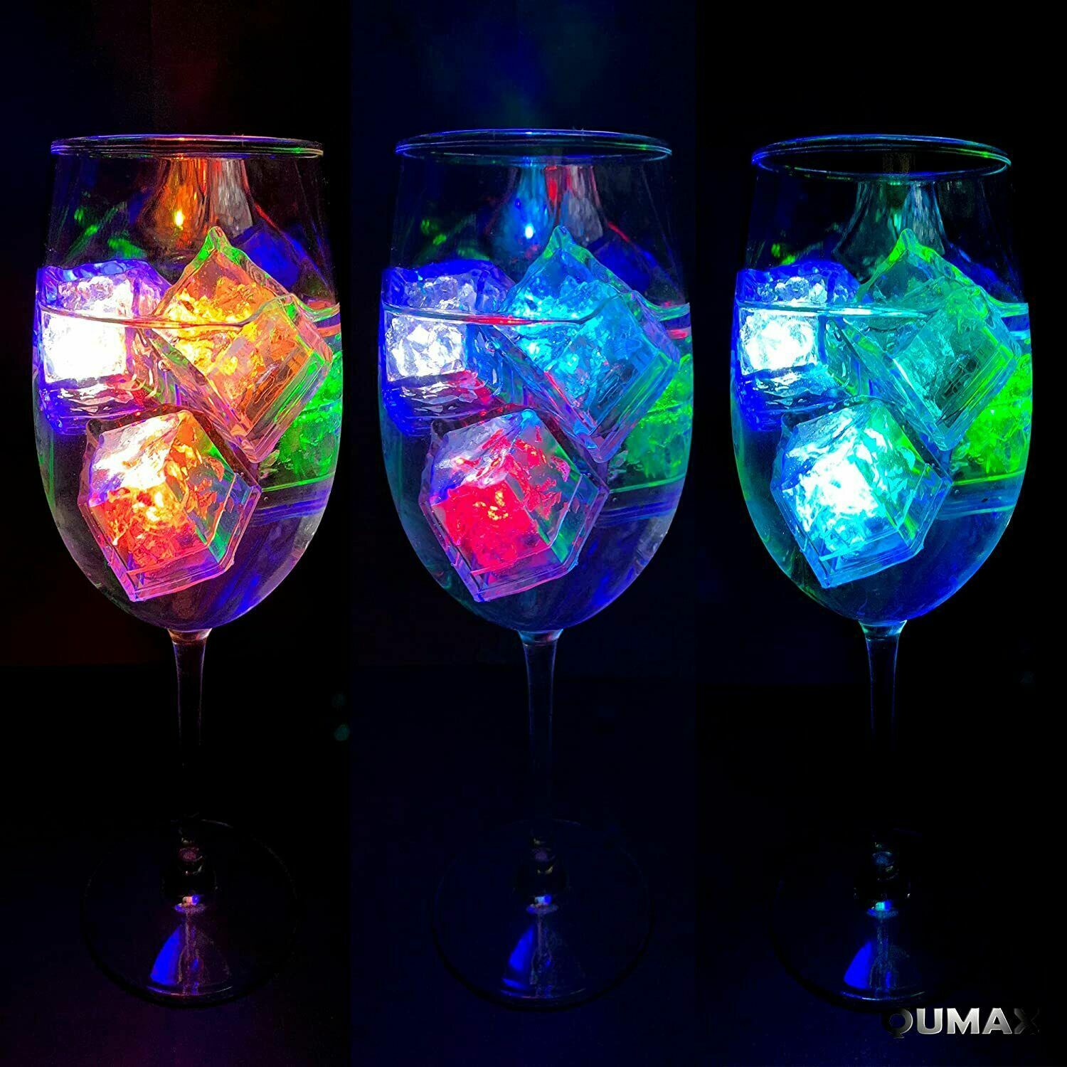 LED ICE CUB CHANGABLE TO 6 COLOR AND RAINBOW FLASHING(24 DZ)288 @ .26 cen a cub